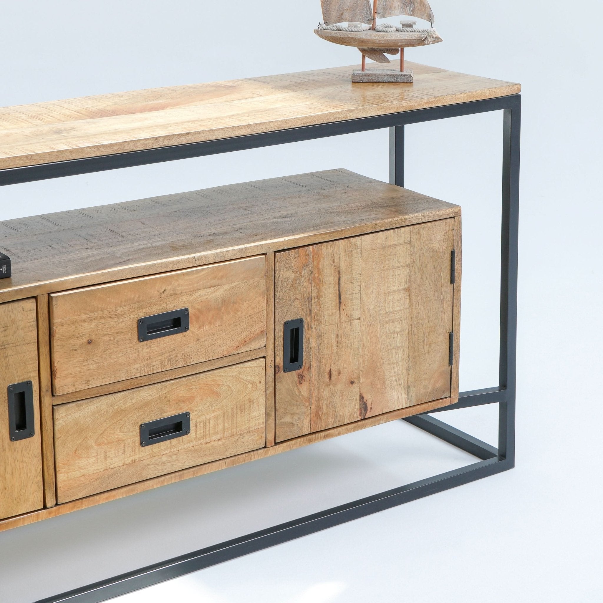 BERLIN LOFT INDUSTRIAL TWO DOOR SIDEBOARD - Art and craft furniture
