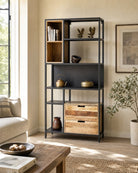 Berlin Loft Wooden Bookshelf - Art and craft furniture