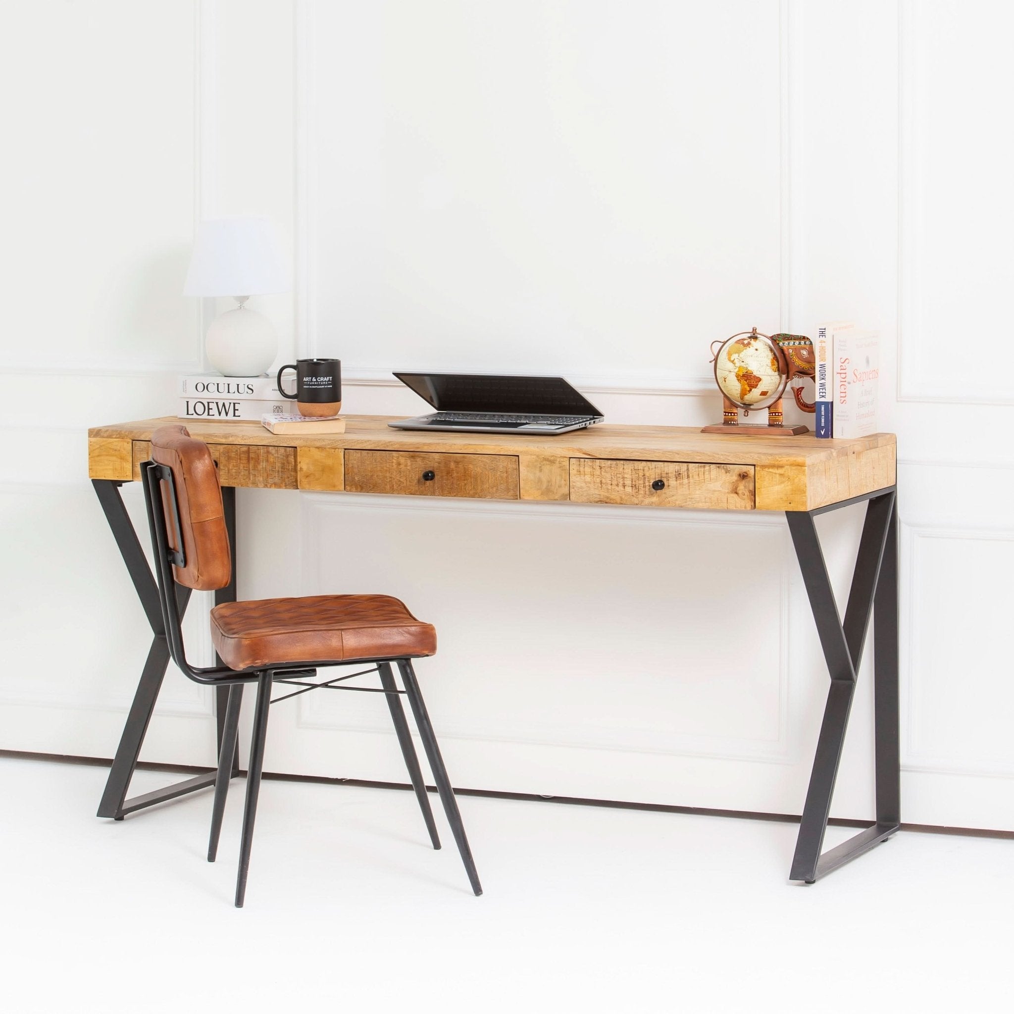BERLIN LOFT WOODEN DESK - Art and craft furniture