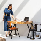 BERLIN LOFT WOODEN DESK - Art and craft furniture