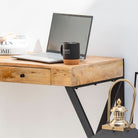 BERLIN LOFT WOODEN DESK - Art and craft furniture