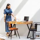 BERLIN LOFT WOODEN DESK - Art and craft furniture