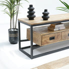 BERLIN LOFT WOODEN FOUR DRAWER TV STAND - Art and craft furniture