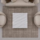 Bianco Laza Marble Coffee Table - Art and craft furniture