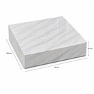 Bianco Laza Marble Coffee Table - Art and craft furniture