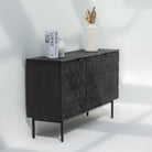 BLACK GALAXY THREE DOOR SIDEBOARD - Art and craft furniture