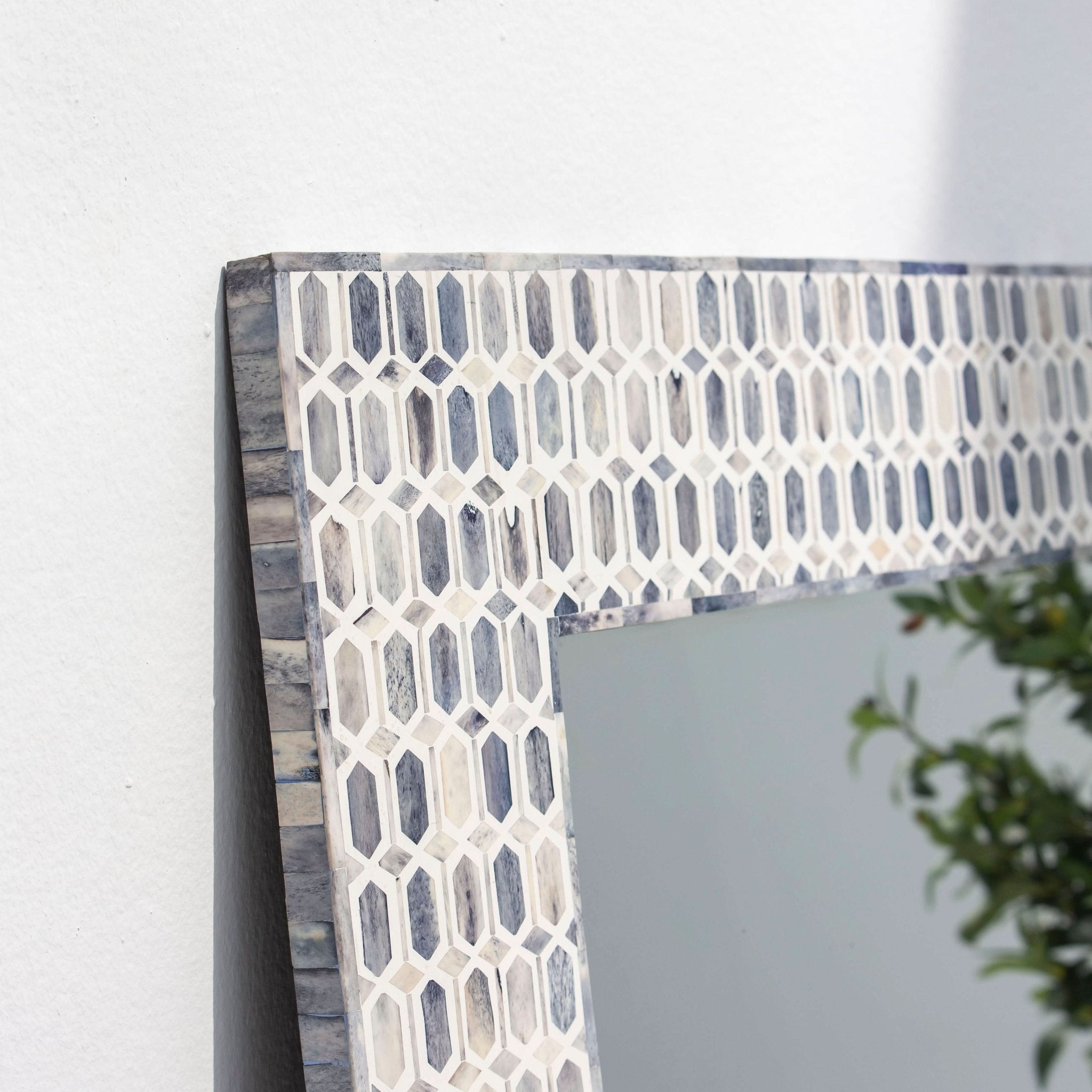 BLUESHELL RECTANGLE MIRROR FRAME - Art and craft furniture