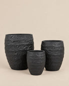 Botanova Black Fiber Pot - Art and craft furniture