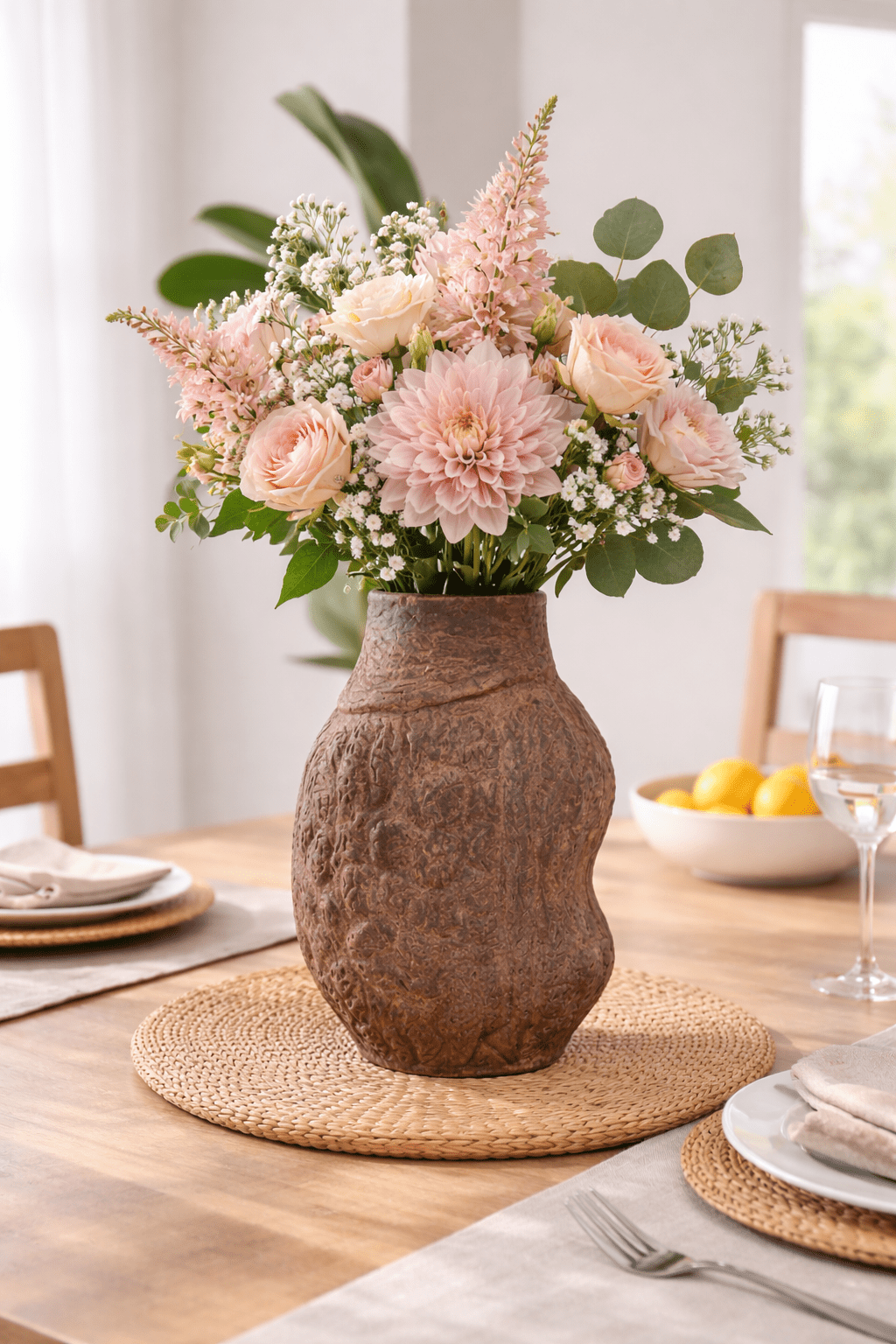 BRIGHT BLOSSOM FLOWER VASE - Art and craft furniture