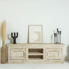 BRISBANE WOODEN TV STAND - Art and craft furniture