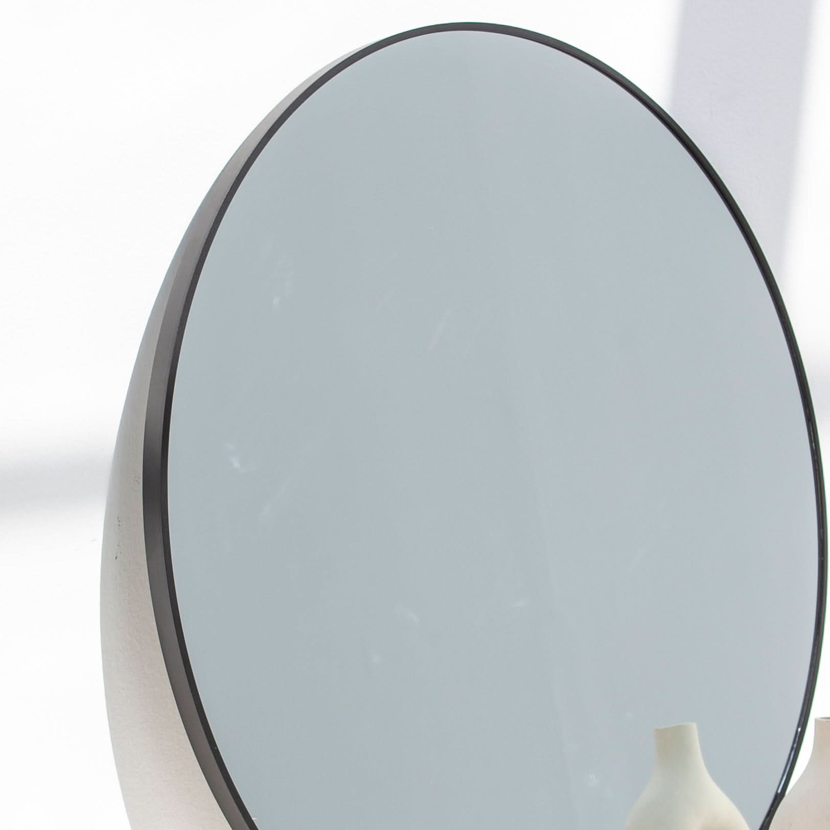 BYRON BLACK METAL ROUND MIRROR FRAME - Art and craft furniture