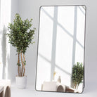 BYRON RECTANGLE BLACK METAL MIRROR FRAME - Art and craft furniture