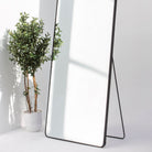 BYRON RECTANGLE BLACK METAL MIRROR FRAME - Art and craft furniture