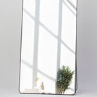 BYRON RECTANGLE BLACK METAL MIRROR FRAME - Art and craft furniture