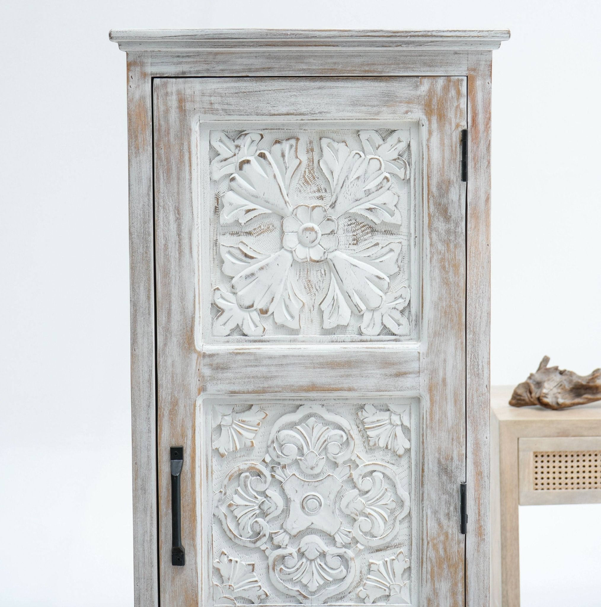 CAIRO CLASSIC ONE DOOR WOODEN CABINET - Art and craft furniture