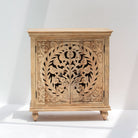 CALVIAN CARVING TWO DOOR SIDEBOARD - Art and craft furniture