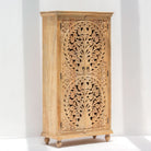 CALVIAN WOODEN CARVING CABINET - Art and craft furniture