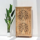 CALVIAN WOODEN CARVING CABINET - Art and craft furniture