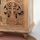 CALVIAN WOODEN NIGHTSTAND TABLE - Art and craft furniture