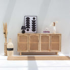 CANOVA RATTAN FOUR DOOR SIDEBOARD - Art and craft furniture