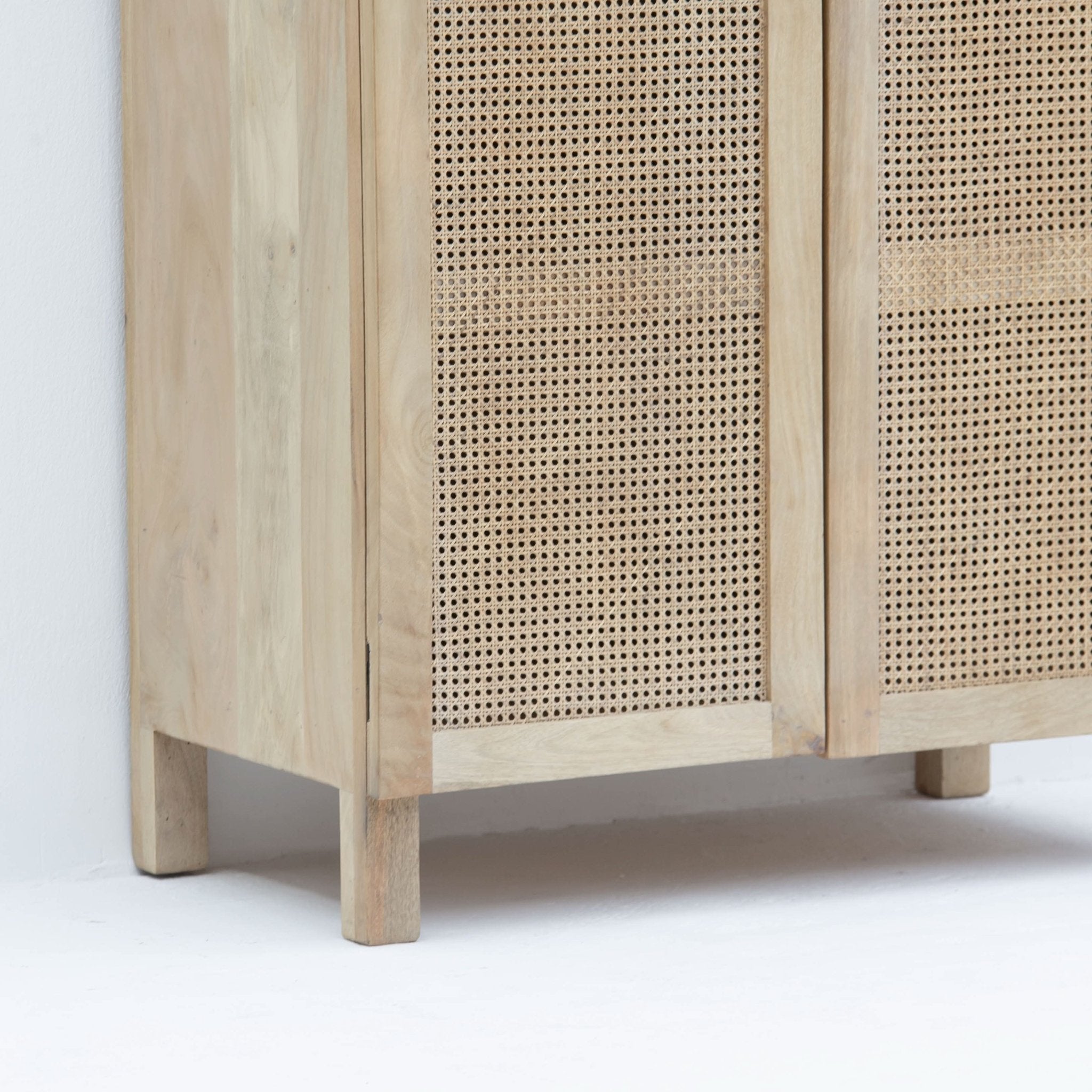 CANOVA RATTAN TWO DOOR CABINET - Art and craft furniture