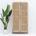 CANOVA RATTAN TWO DOOR CABINET - Art and craft furniture