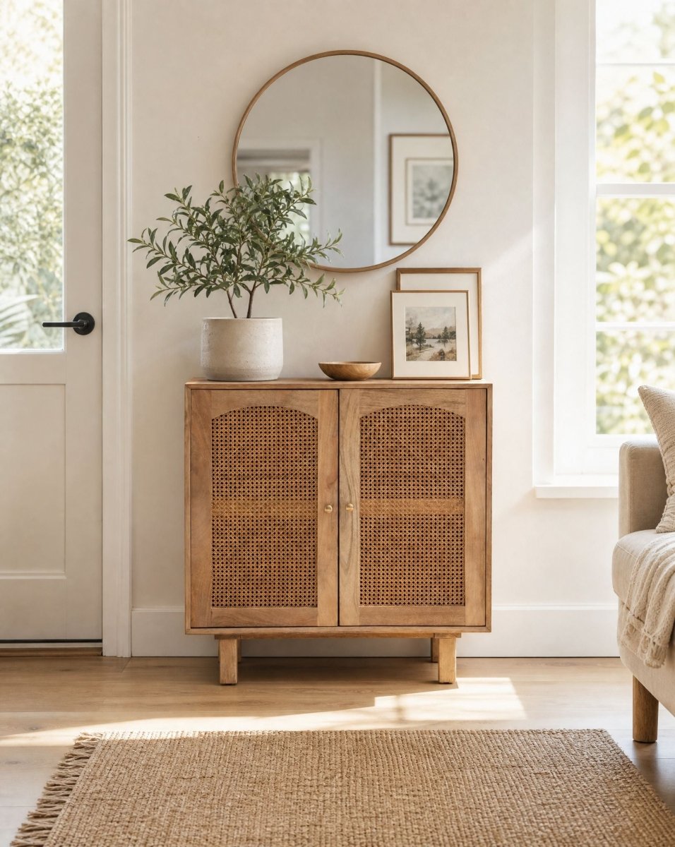 Canova Rattan Two Door Sideboard - Art and craft furniture