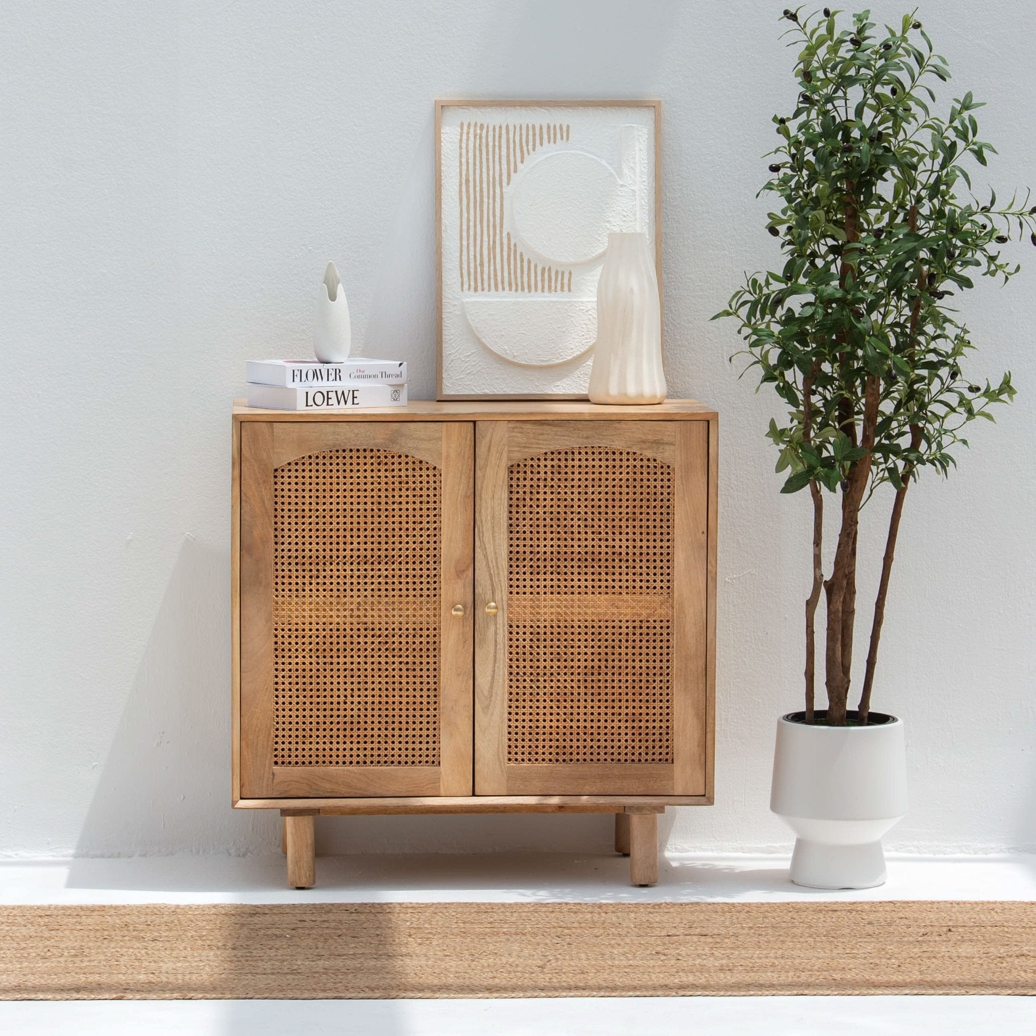 CANOVA RATTAN TWO DOOR SIDEBOARD - Art and craft furniture