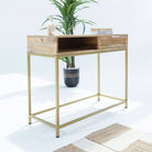 CANOVIA CANE CONSOLE TABLE ONE DRAWER - Art and craft furniture