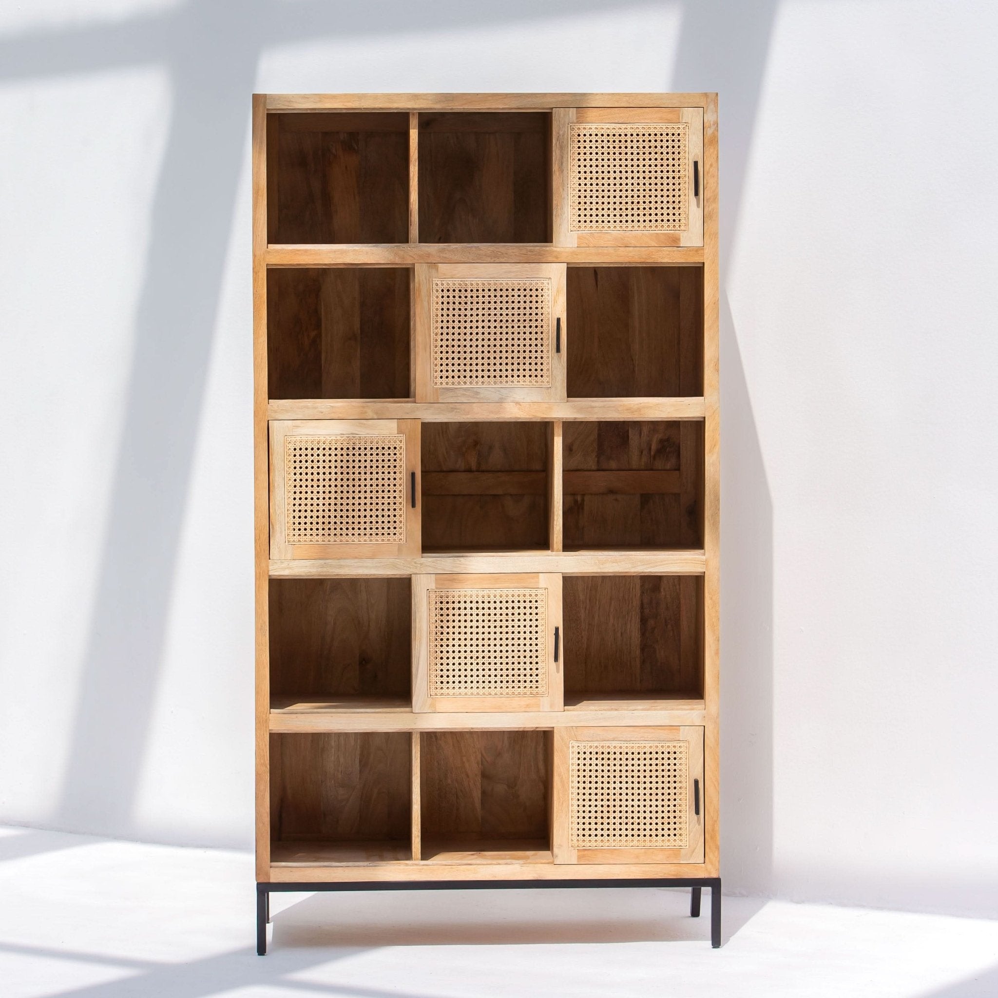 CANOVIA CANE FIVE DOOR BOOKSHELF - Art and craft furniture