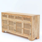 CANOVIA CANE FOUR DOOR FOUR DRAWER SIDEBOARD - Art and craft furniture