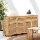 CANOVIA CANE FOUR DOOR FOUR DRAWER SIDEBOARD - Art and craft furniture