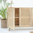 CANOVIA CANE FOUR DOOR SIDEBOARD - Art and craft furniture