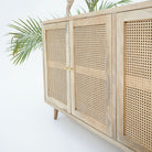 CANOVIA CANE FOUR DOOR SIDEBOARD - Art and craft furniture
