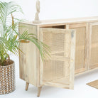 CANOVIA CANE FOUR DOOR SIDEBOARD - Art and craft furniture