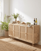 CANOVIA CANE FOUR DOOR SIDEBOARD - Art and craft furniture