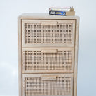 CANOVIA CANE FOUR DRAWER CHEST - Art and craft furniture