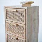 CANOVIA CANE FOUR DRAWER CHEST - Art and craft furniture