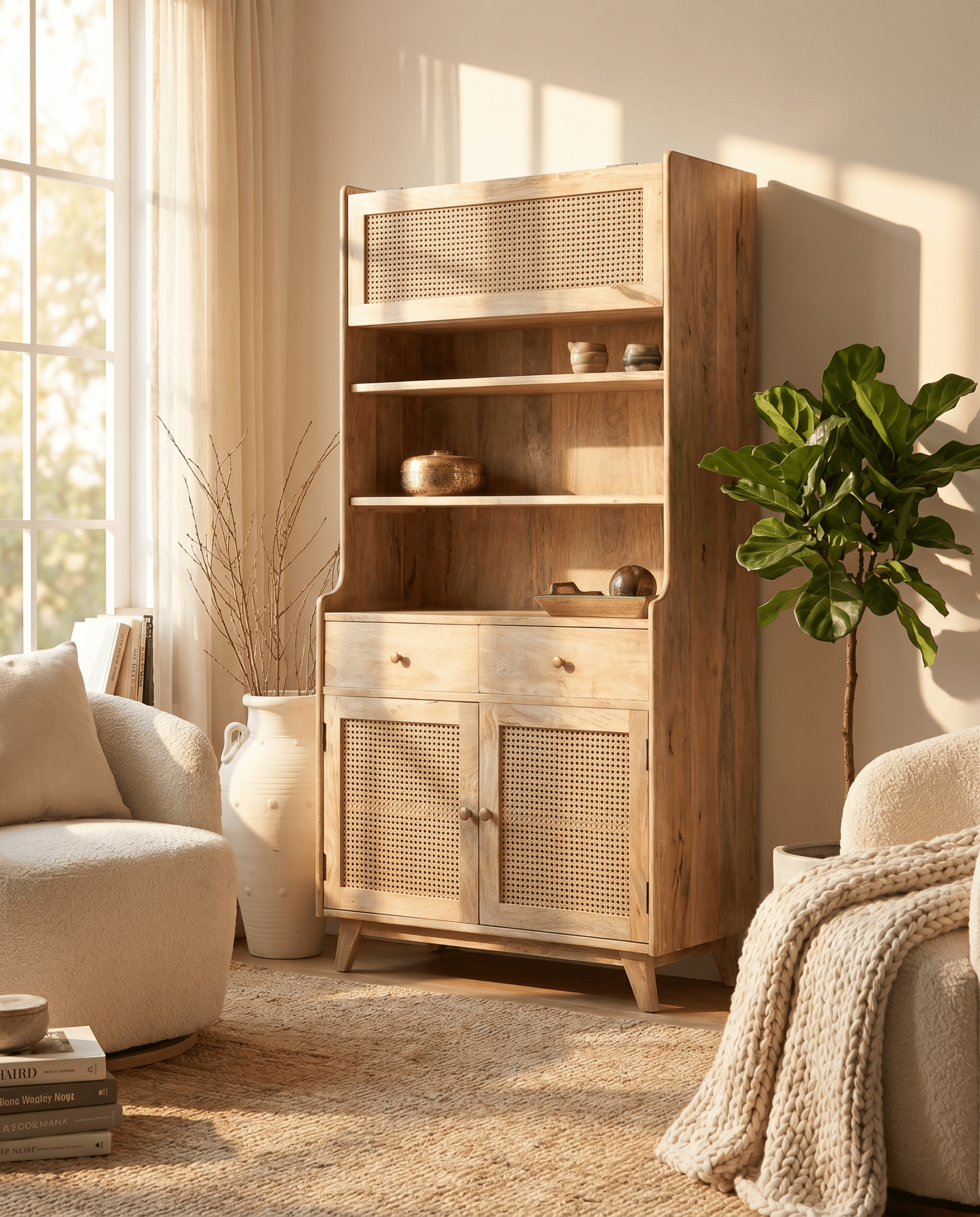 CANOVIA CANE FTD BOOKSHELF - Art and craft furniture