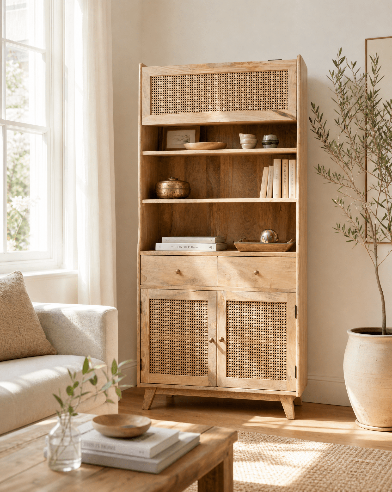 CANOVIA CANE FTD BOOKSHELF - Art and craft furniture