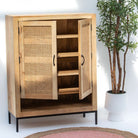 CANOVIA CANE MANGO WOOD SHOE ORGANIZER - Art and craft furniture