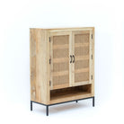 CANOVIA CANE MANGO WOOD SHOE ORGANIZER - Art and craft furniture