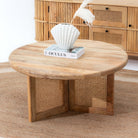 CANOVIA CANE ROUND COFFEE TABLE - Art and craft furniture