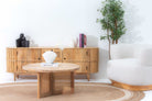 CANOVIA CANE ROUND COFFEE TABLE - Art and craft furniture