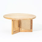 CANOVIA CANE ROUND COFFEE TABLE - Art and craft furniture