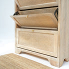 CANOVIA CANE SHOE RACK - Art and craft furniture