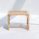 CANOVIA CANE SIDE TABLE - Art and craft furniture