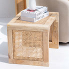 CANOVIA CANE SIDE TABLE - Art and craft furniture