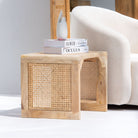 CANOVIA CANE SIDE TABLE - Art and craft furniture