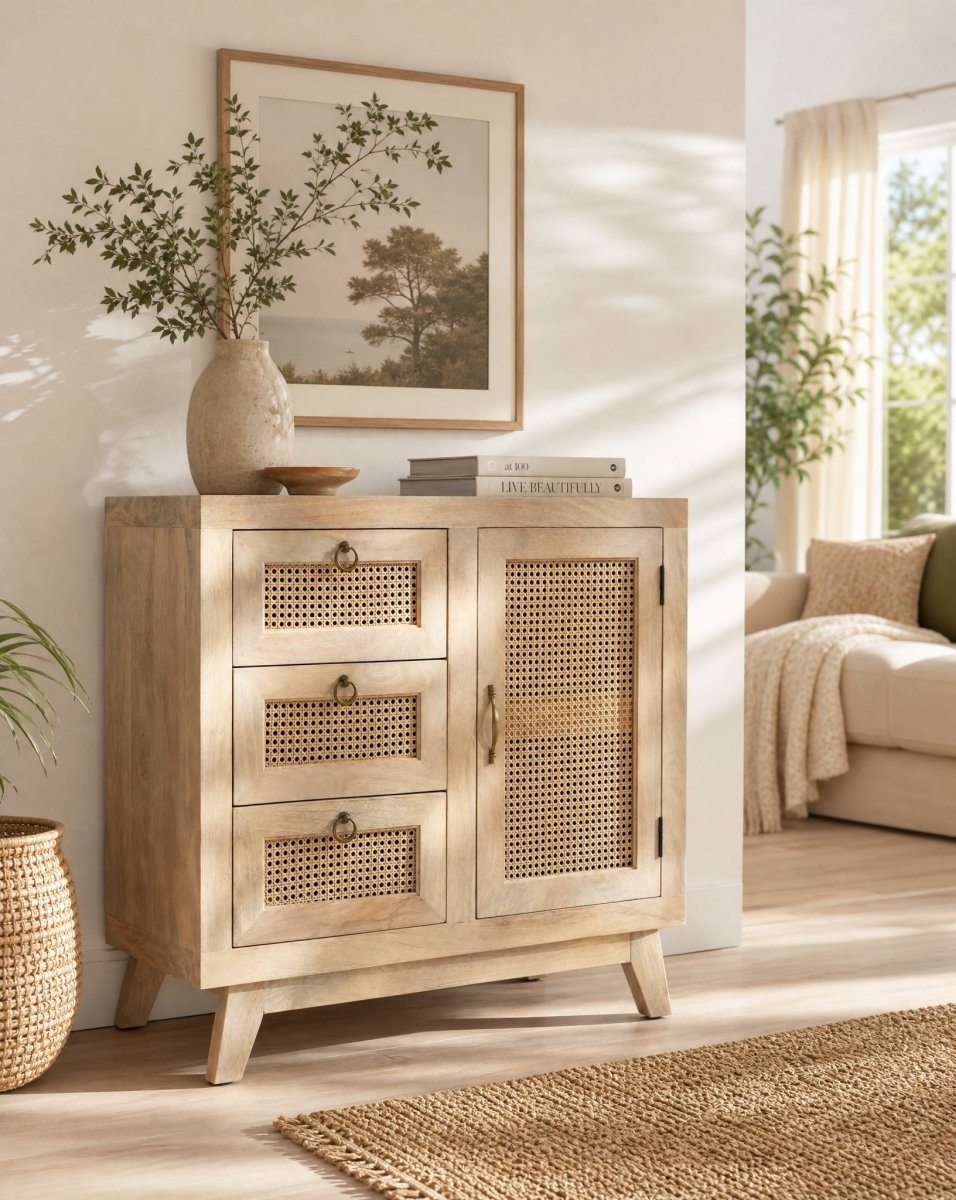 Canovia Cane Sideboard - Art and craft furniture
